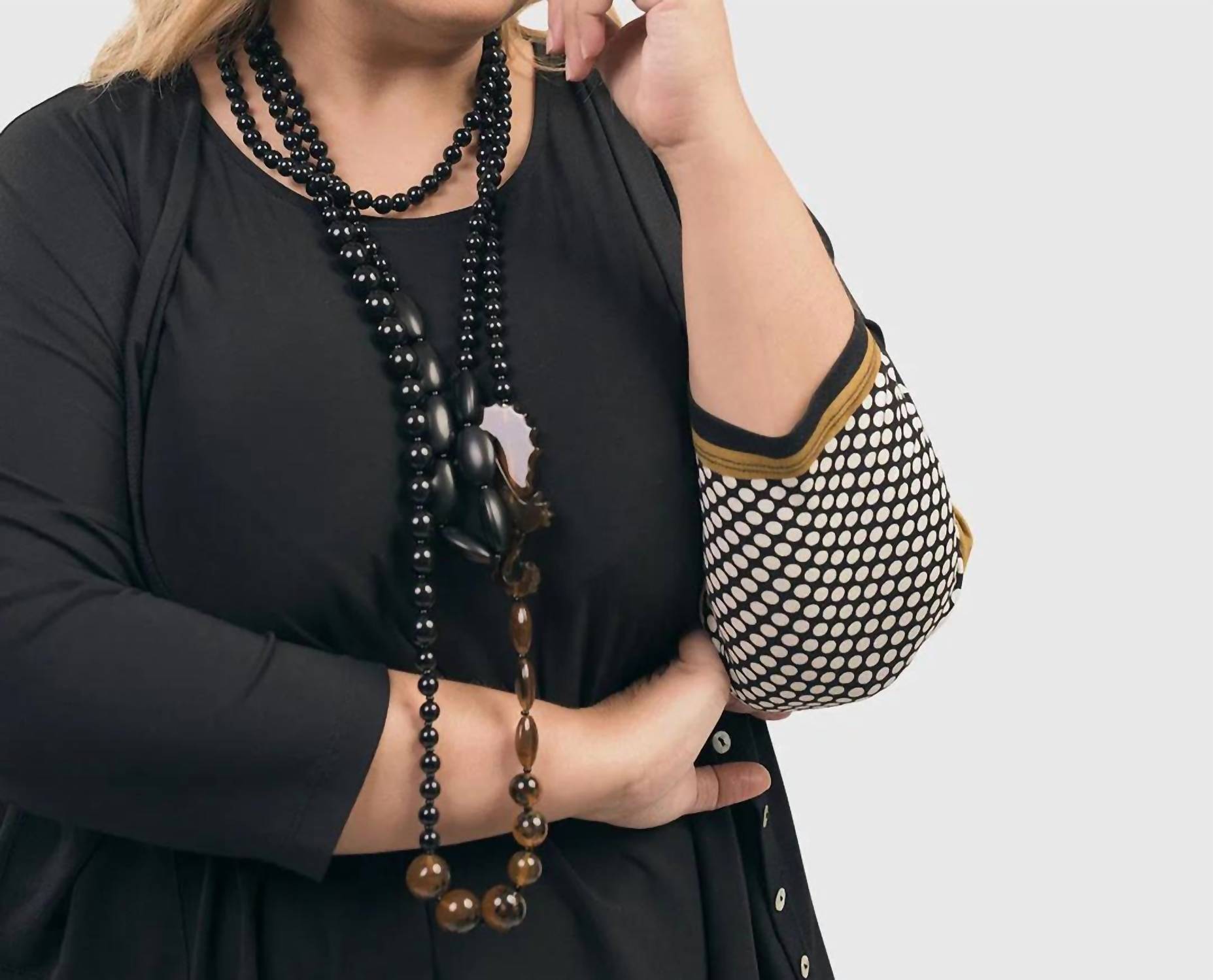 Kenna Crop Cardigan - Plus In Circles