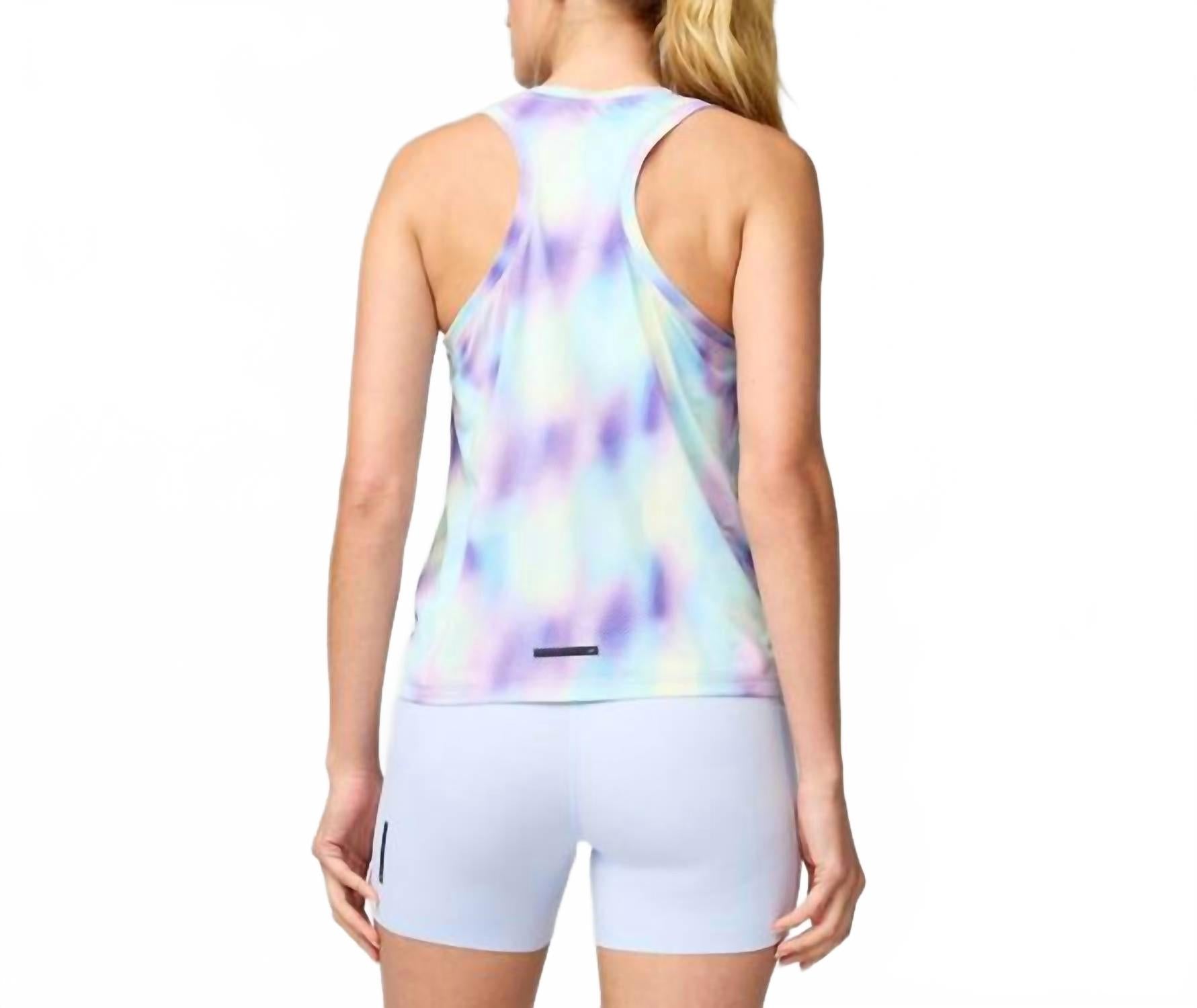 Dash Tank Printed Top In Euphoryc Halogen