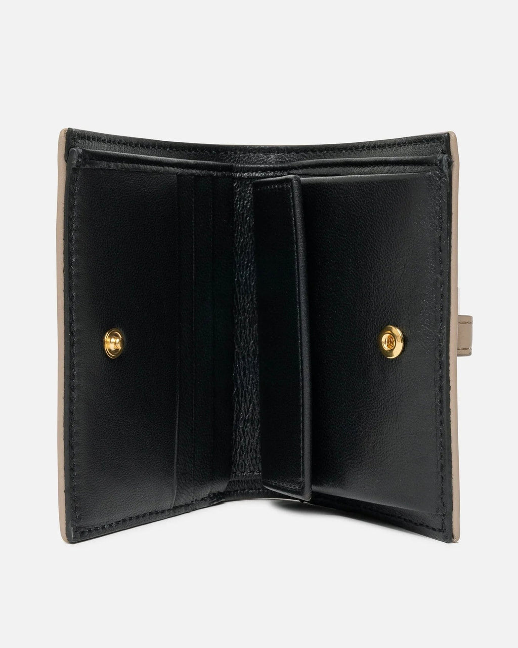 Marni Prisma Billfold Leather Wallet - Cork Beige