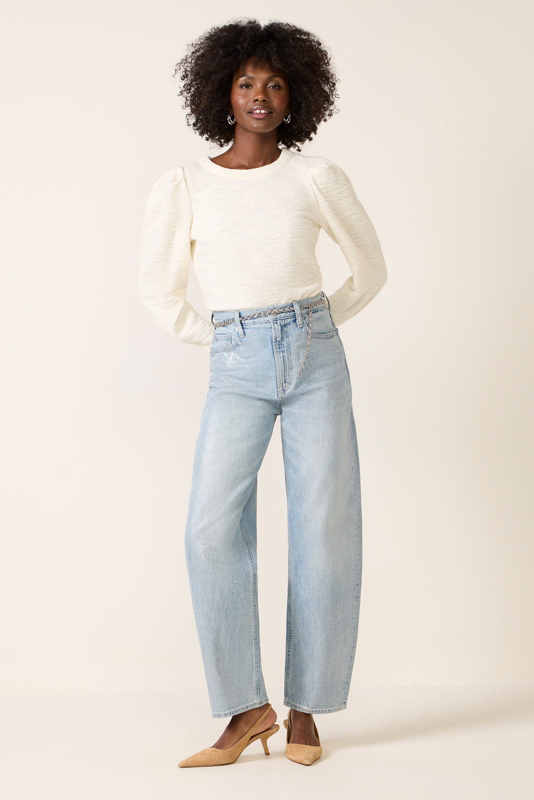 Women's Polly Knit Tweed Top