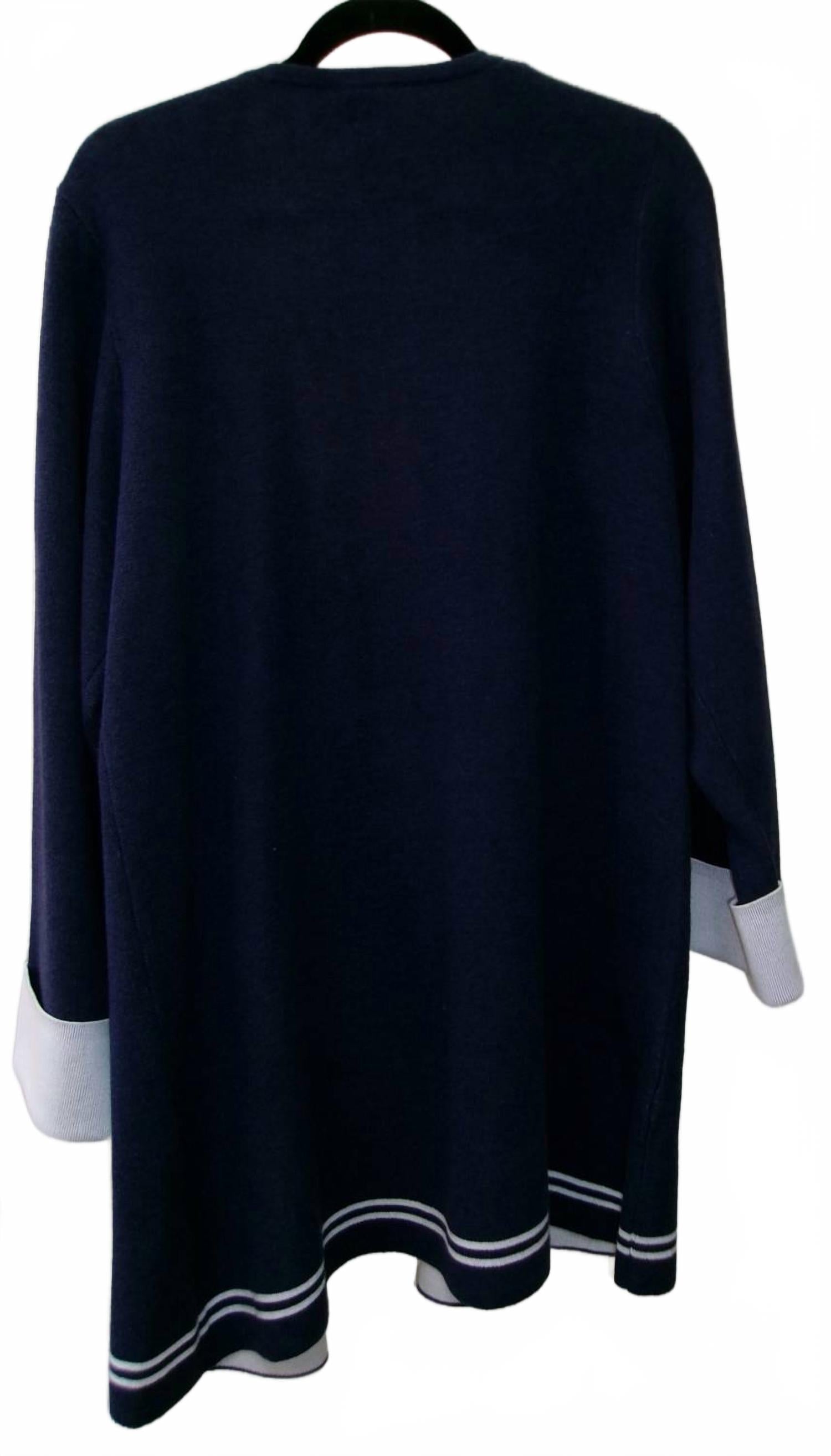 Women's Relaxed Fit Cardigan In Blue
