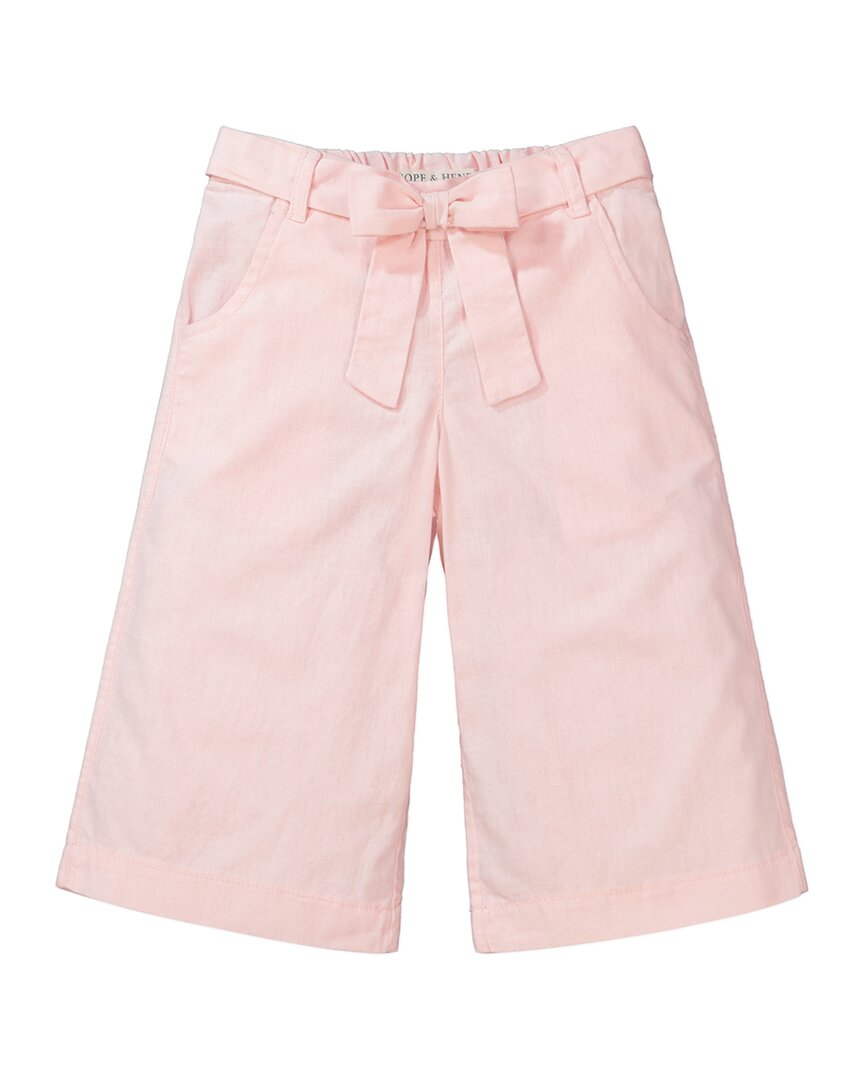 Hope & Henry Wide Leg Crop Bow Pant
