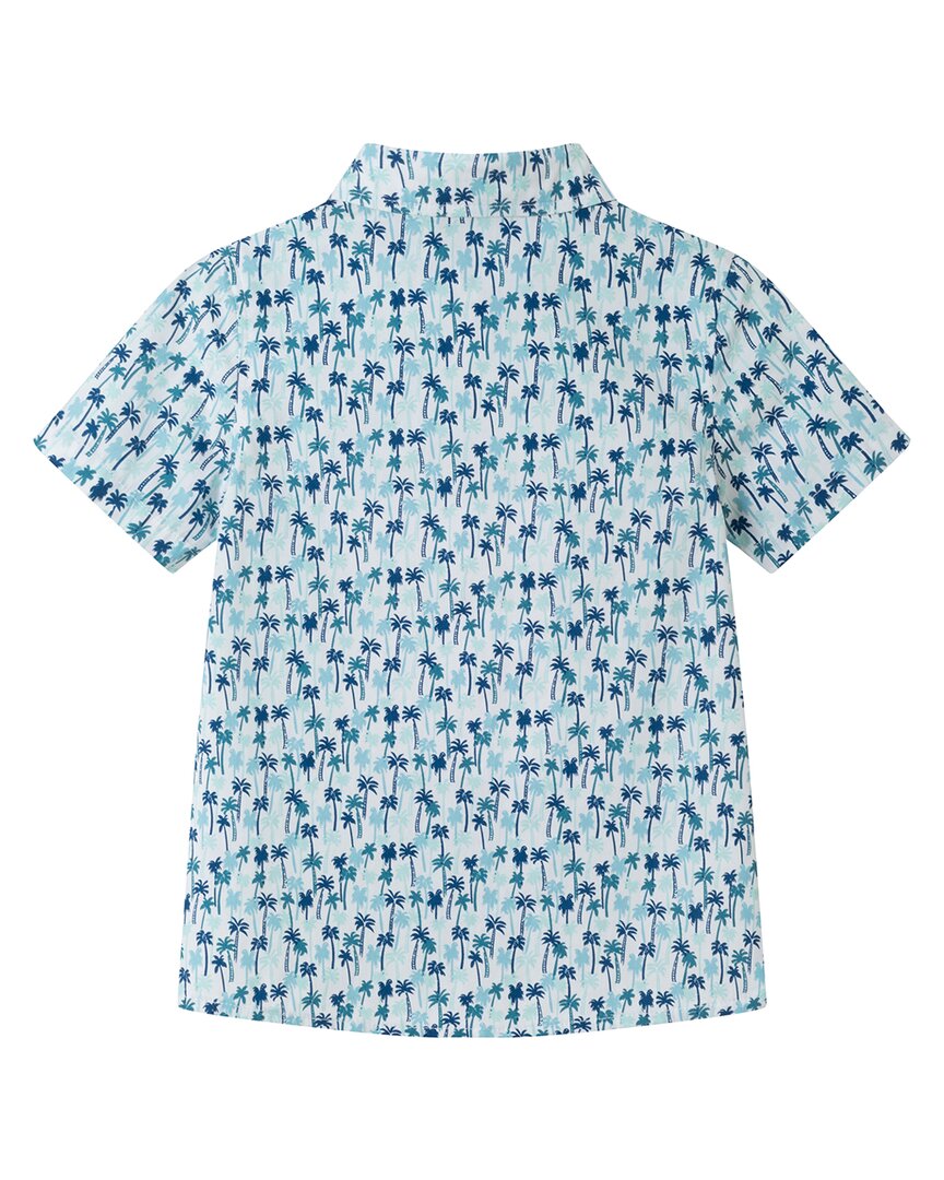 Andy & Evan Mini Palms Button-Down Shirt