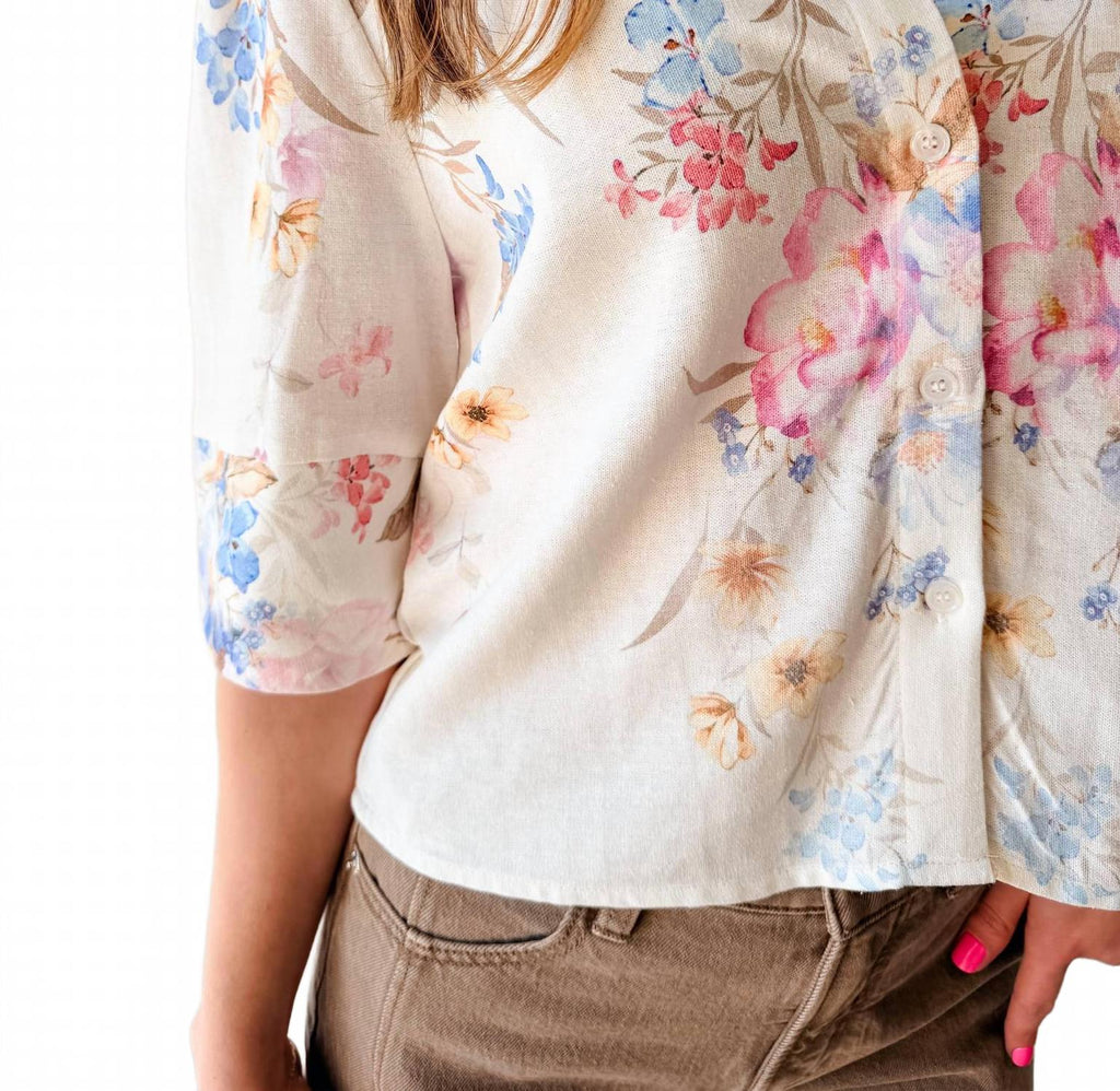 Bloom Blouse In Multicolor