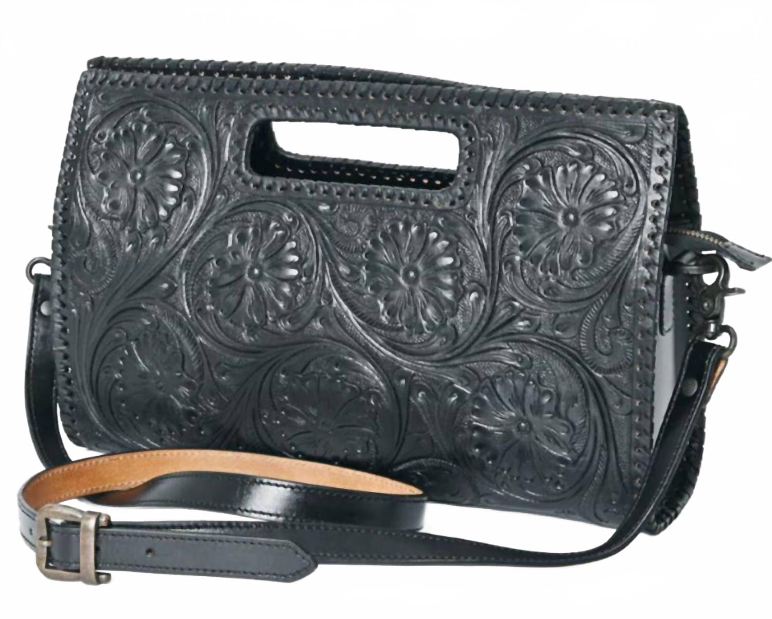 Women's Crossbody Adjustable Strap Purse In Black