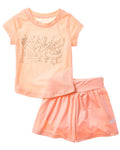 New Balance 2pc T-Shirt & Flowy Short Set