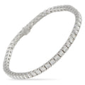 LB Exclusive 18K White Gold 6.91ct Diamond Tennis Bracelet MF06-041526
