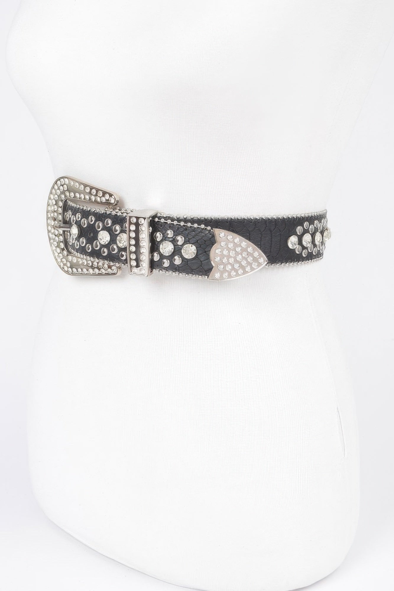Studded Rhinestone Belt