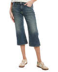 RE/DONE Distress Super Crop Flare Jean