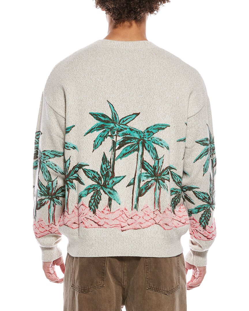 Palm Angels Wool & Cashmere-Blend Crewneck Sweater