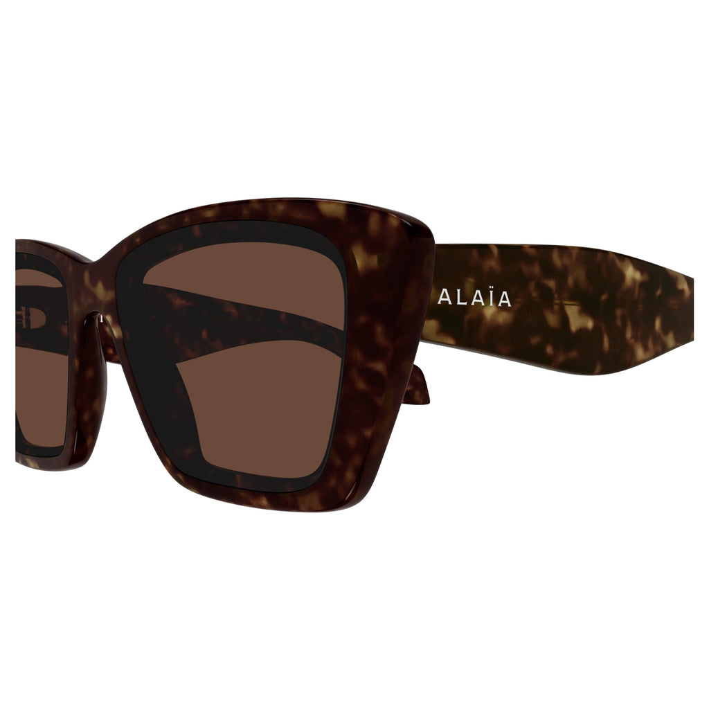 Oversized Square Sunglasses With Tortoiseshell Frame And Logo Accents