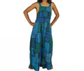 Baggy Patchwork Overalls In Blue