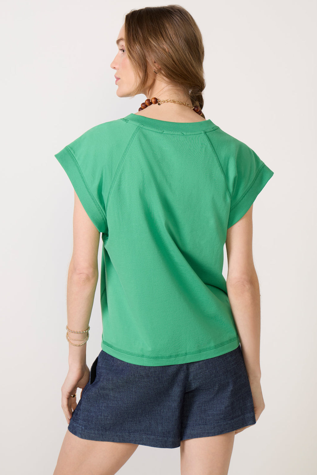Women's Nora V Neck Muscle T-Shirt