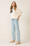 Women's Lexi Bowed Straight Jean