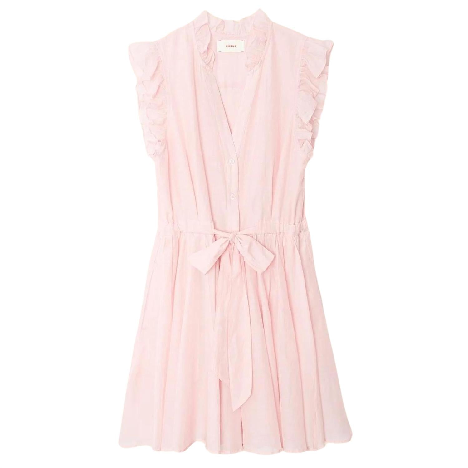 Leana Mini Dress In Soft Blush