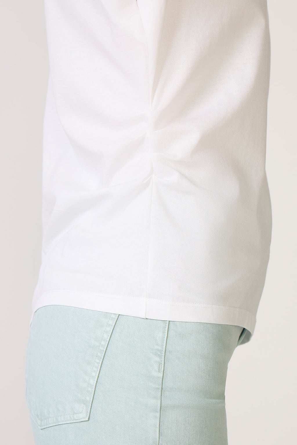 Women's Pleated Muscle T-Shirt