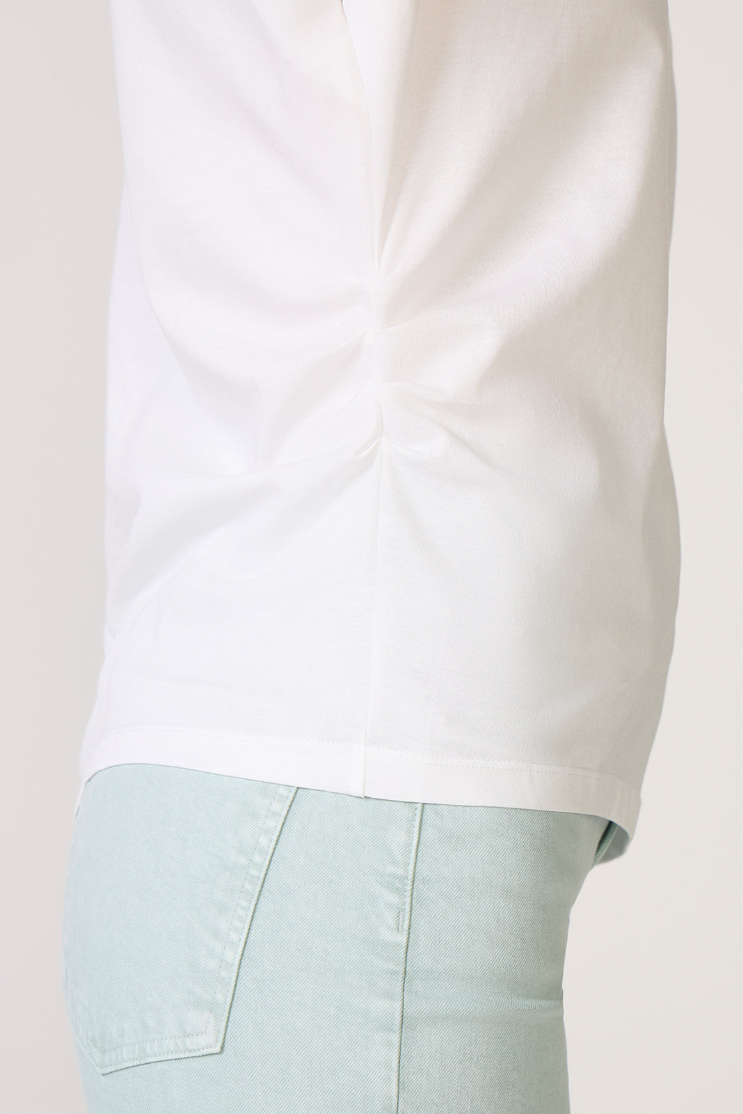 Women's Pleated Muscle T-Shirt