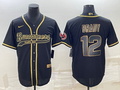 Men's Tampa Bay Buccaneers Tom Brady #12 Black Player jersey Joint Edition