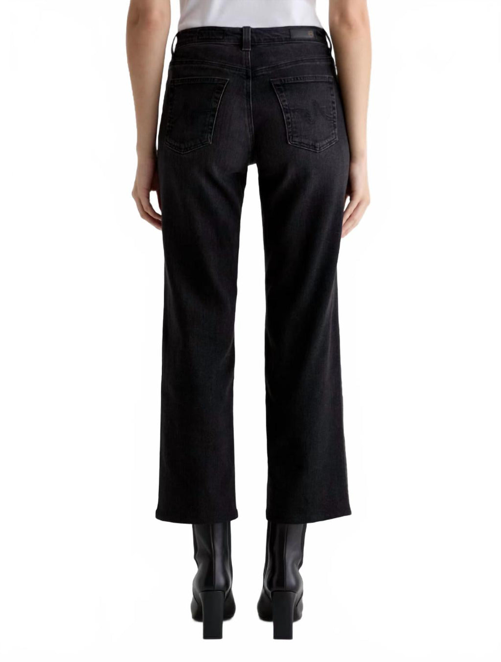 Brinley Mid-Rise Straight Leg Jeans In Nebula