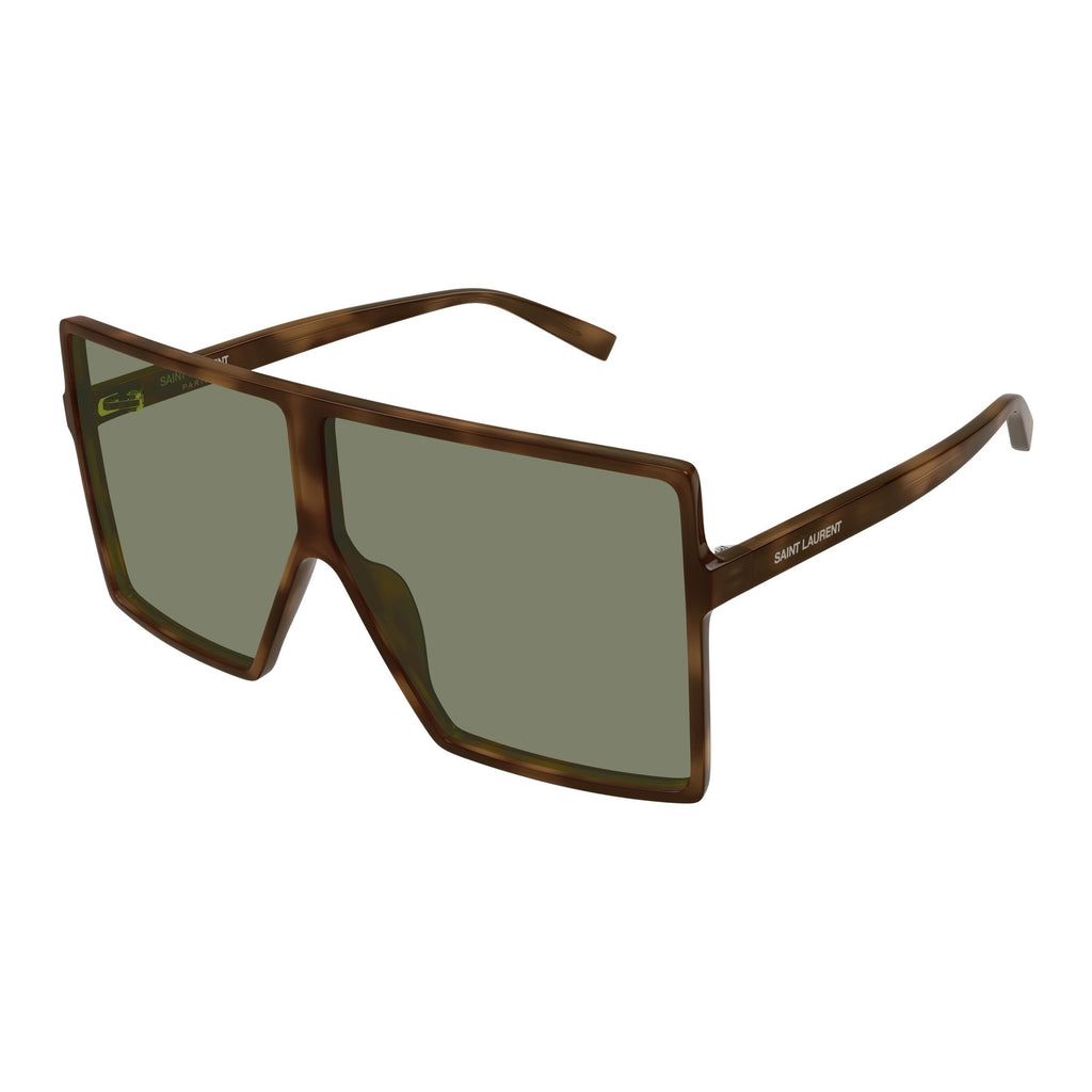 Oversized Square Sunglasses With Tortoiseshell Design