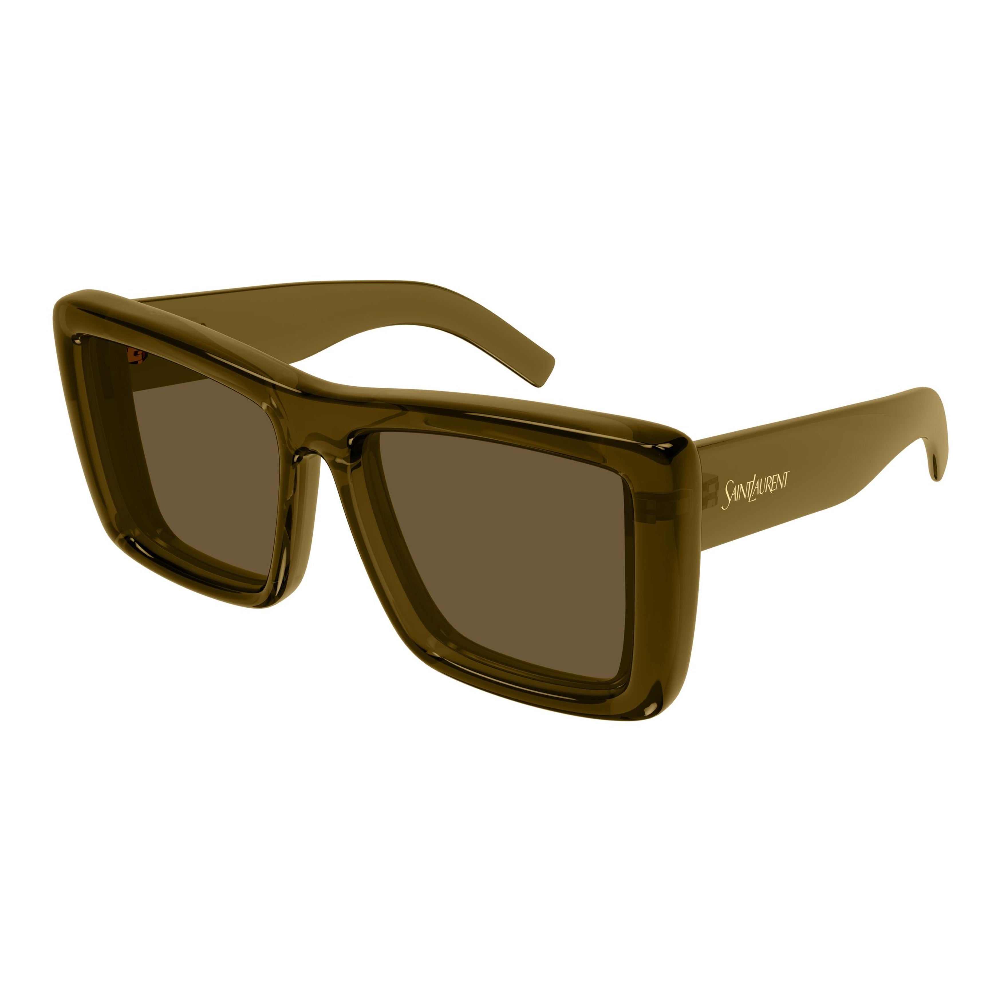 Oversized Square Frame Sunglasses With Glossy Finish