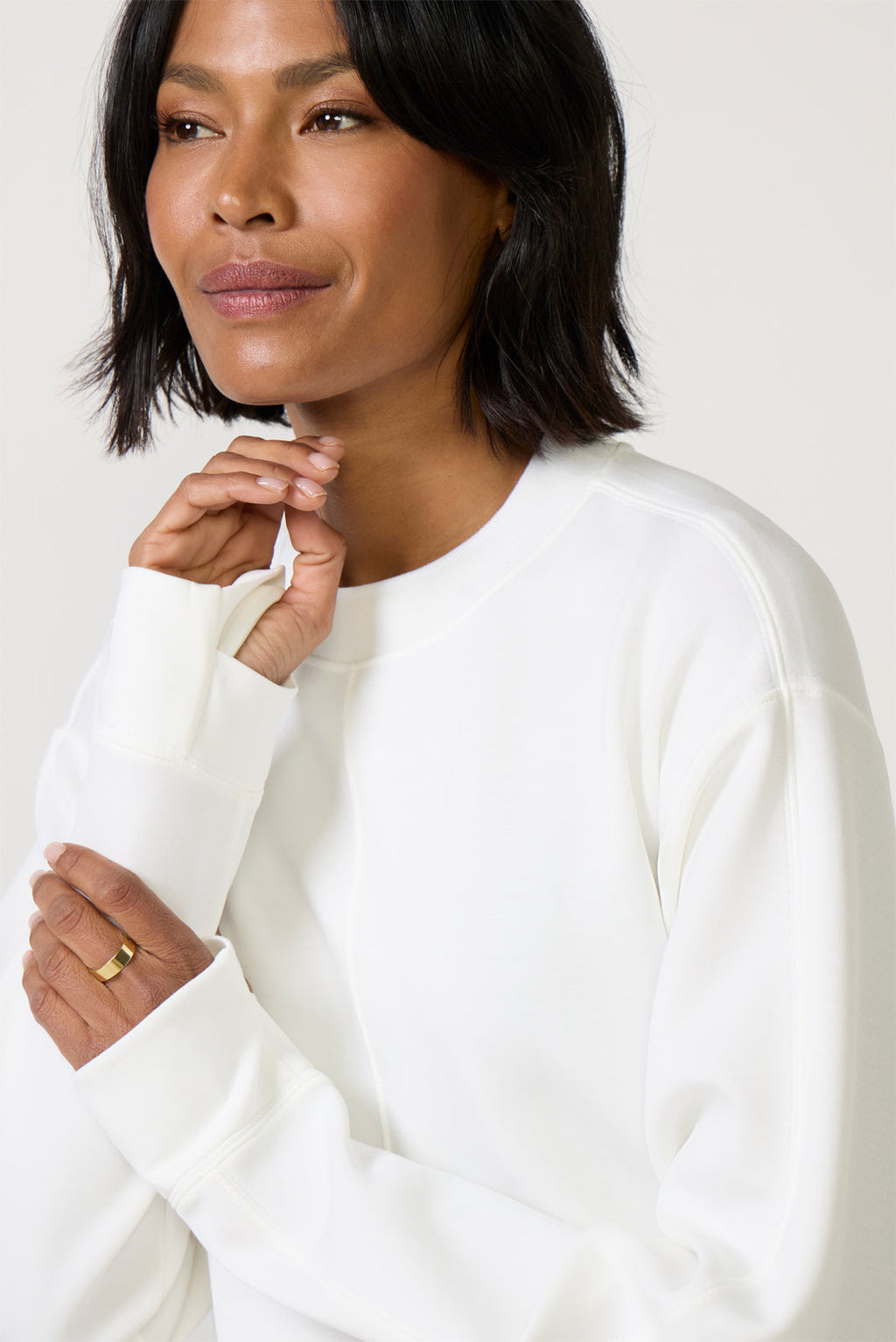 Women's Tasmin Cropped Sweat Top