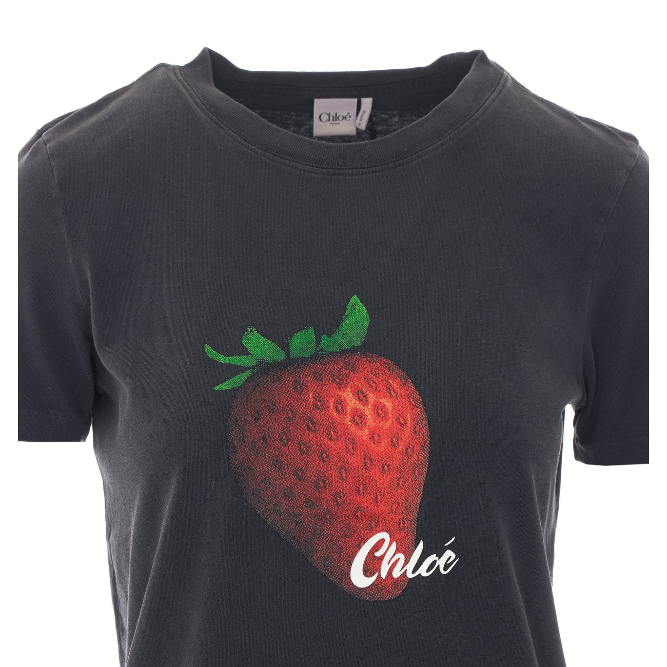 Chloe' Women Baby Fit T-Shirt With Logo