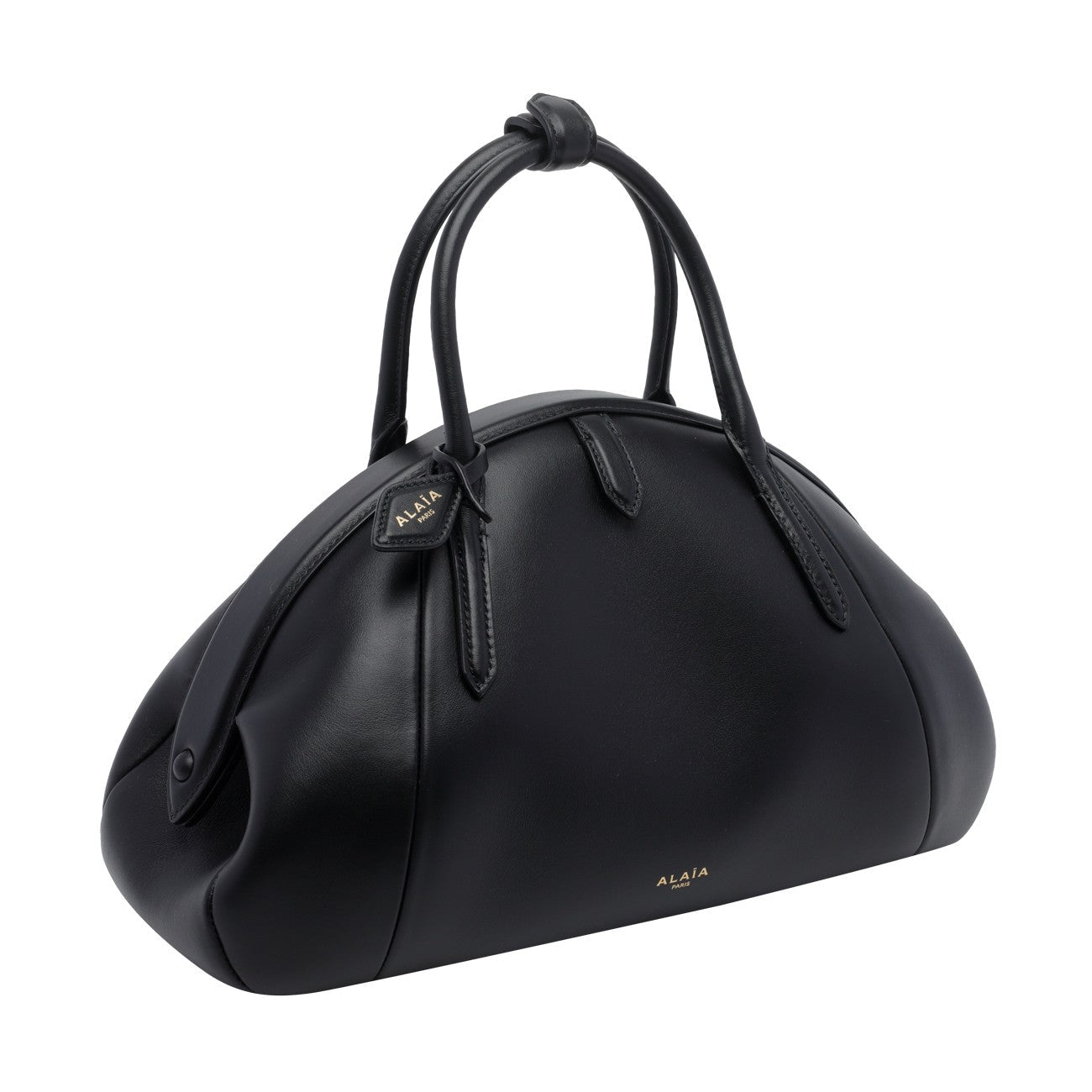 Alaia Women Bag With Top Handle And Calfskin Coin Purse