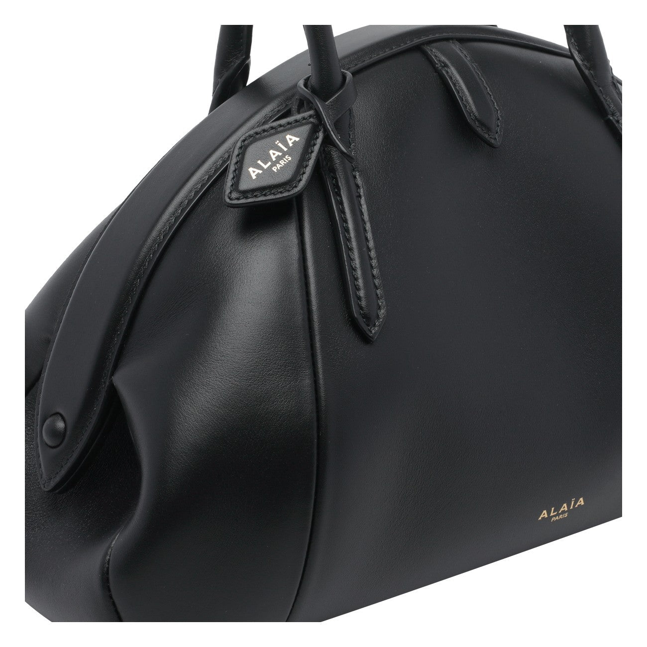 Alaia Women Bag With Top Handle And Calfskin Coin Purse