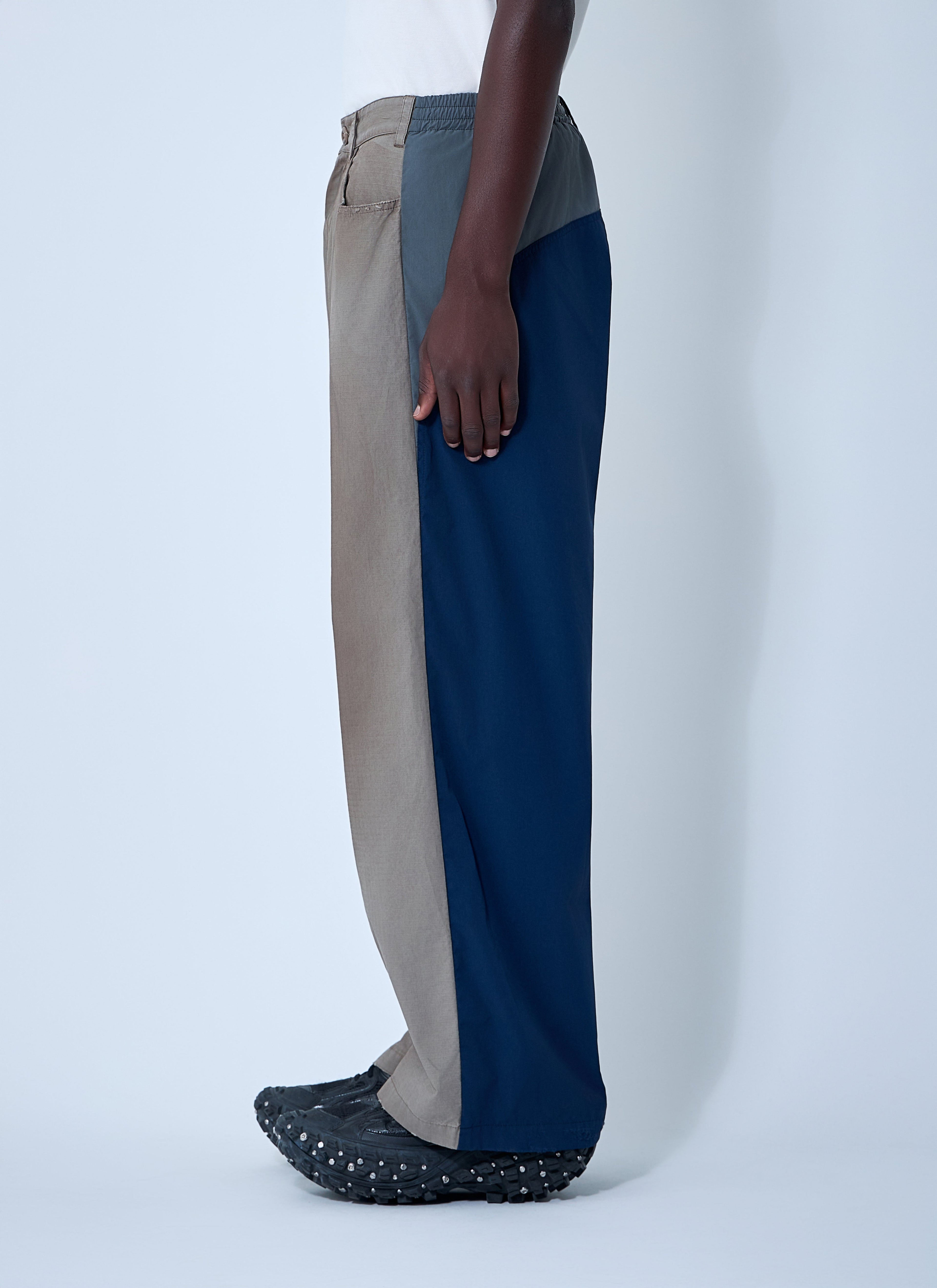 Balenciaga Men Washed Cotton Track Pants