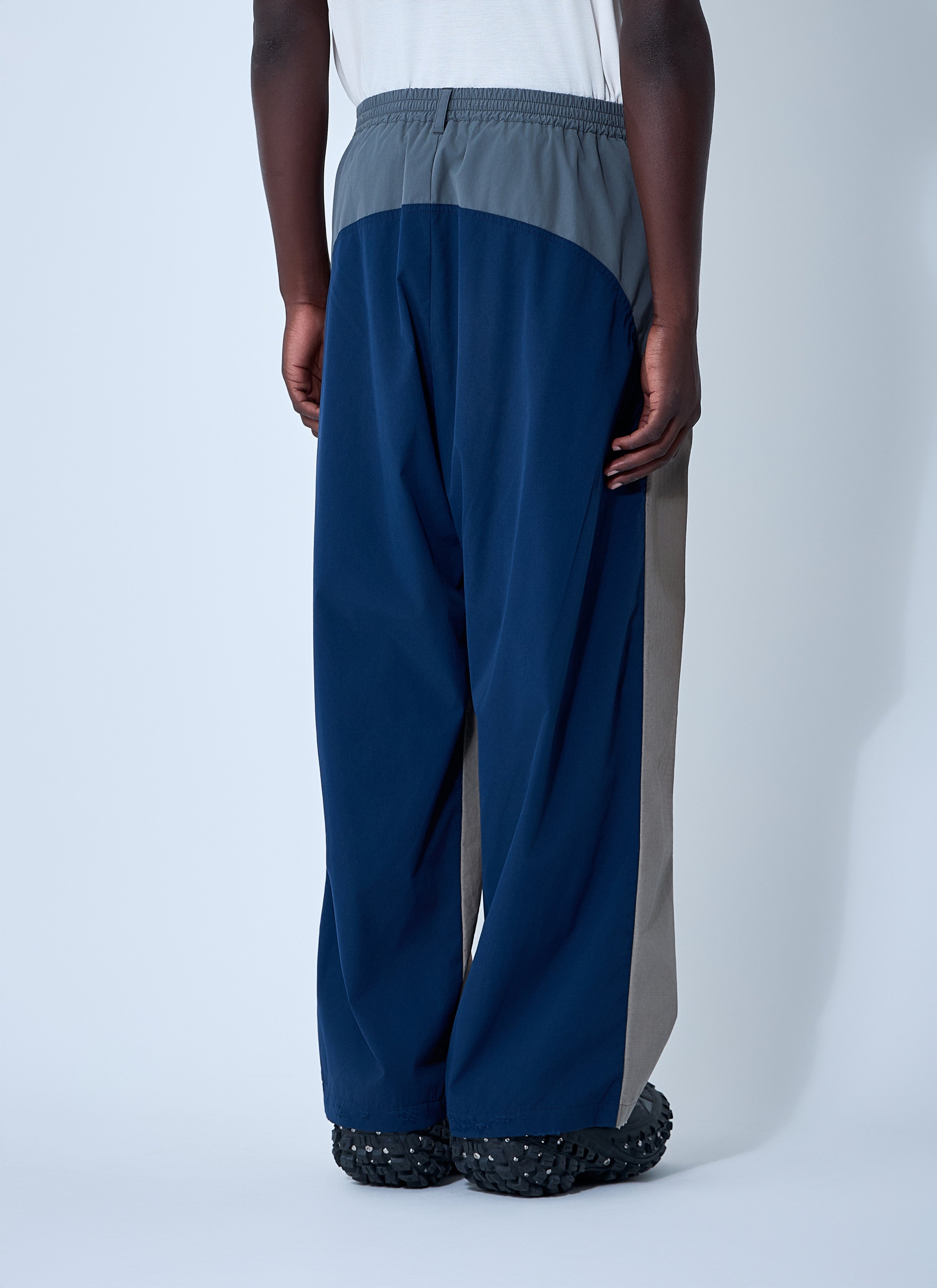 Balenciaga Men Washed Cotton Track Pants