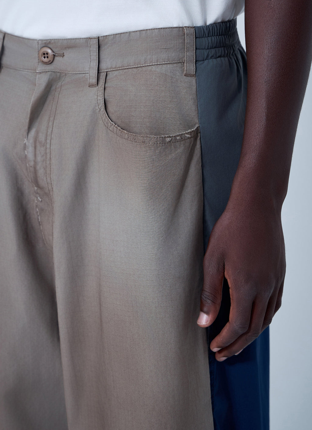 Balenciaga Men Washed Cotton Track Pants
