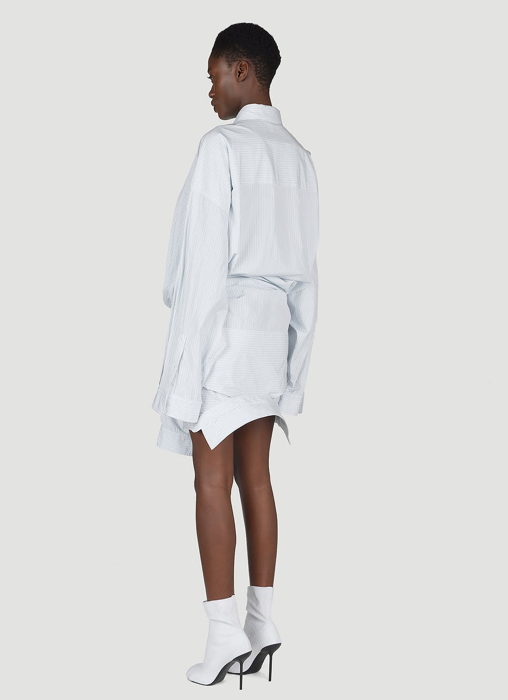 Balenciaga Women Double Pin-Stripe Shirt