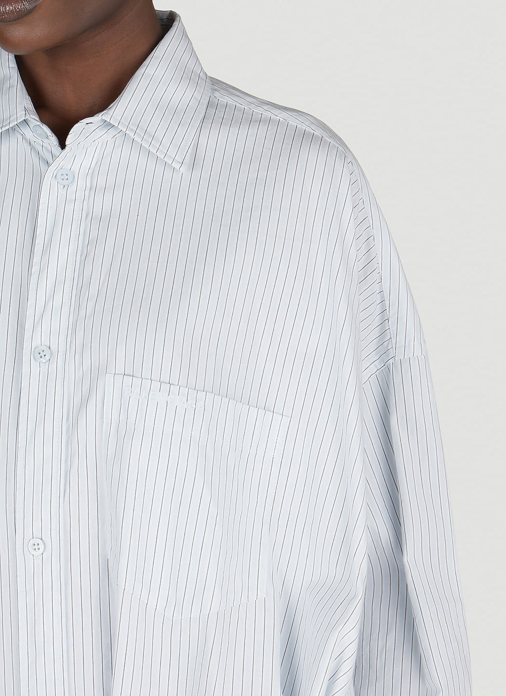 Balenciaga Women Double Pin-Stripe Shirt