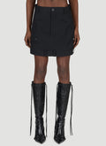 Balenciaga Women Deconstructed Mini Skirt