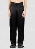 Balenciaga Men Five Pocket Satin Pants