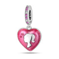 Barbie Pink Heart Charm