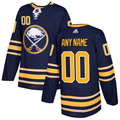 Men's Buffalo Sabres Navy Authentic Custom jersey