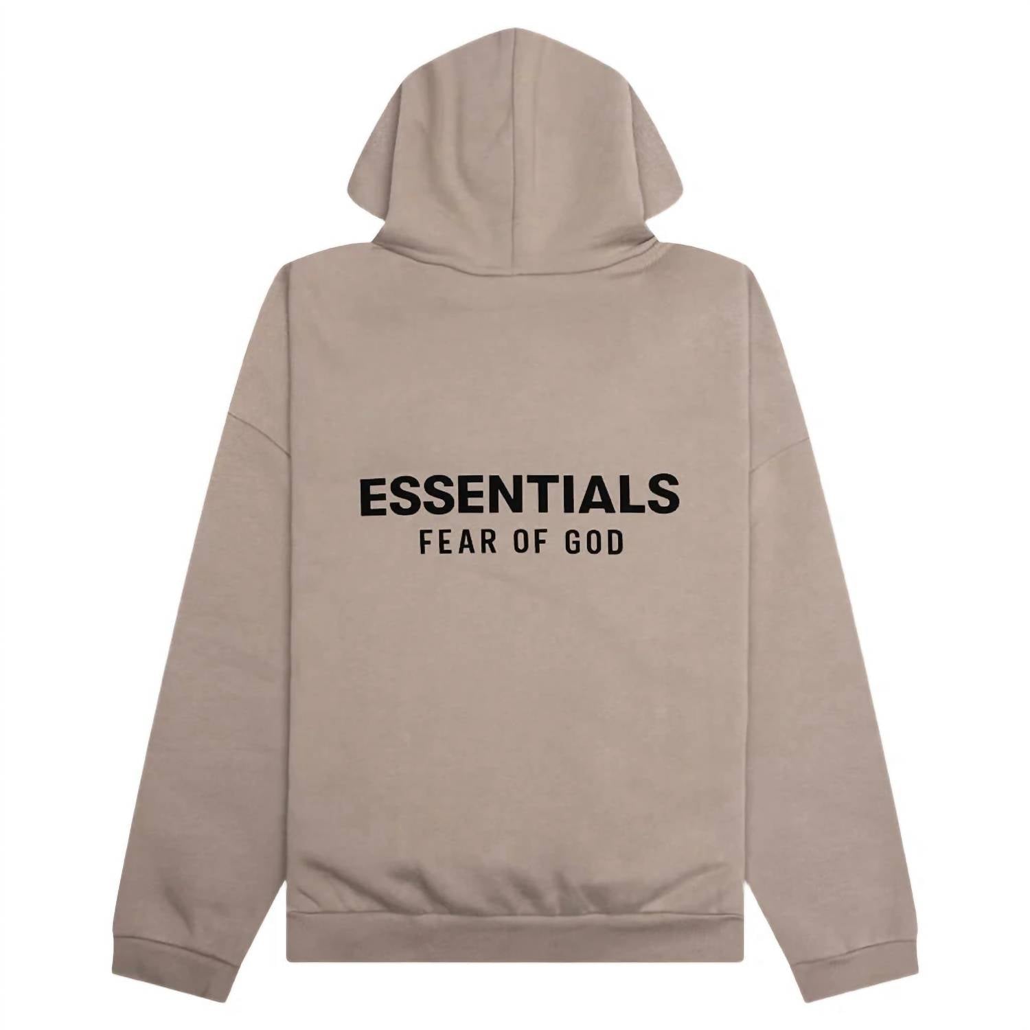 Men's Graphic Long Sleeves Hoodie In Desert Sand