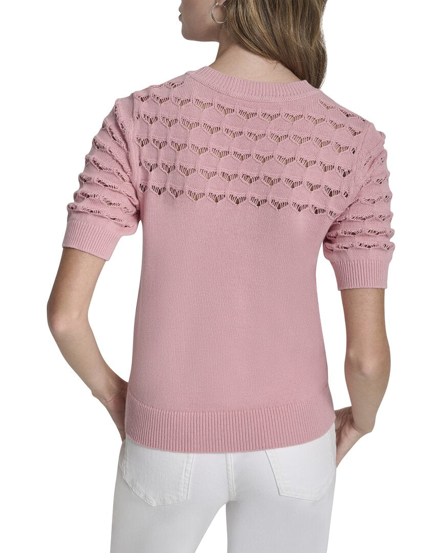 DKNY Yoke Sweater Top