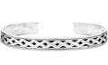 Woven Legacy American Made Cuff Bracelet In Silver/black