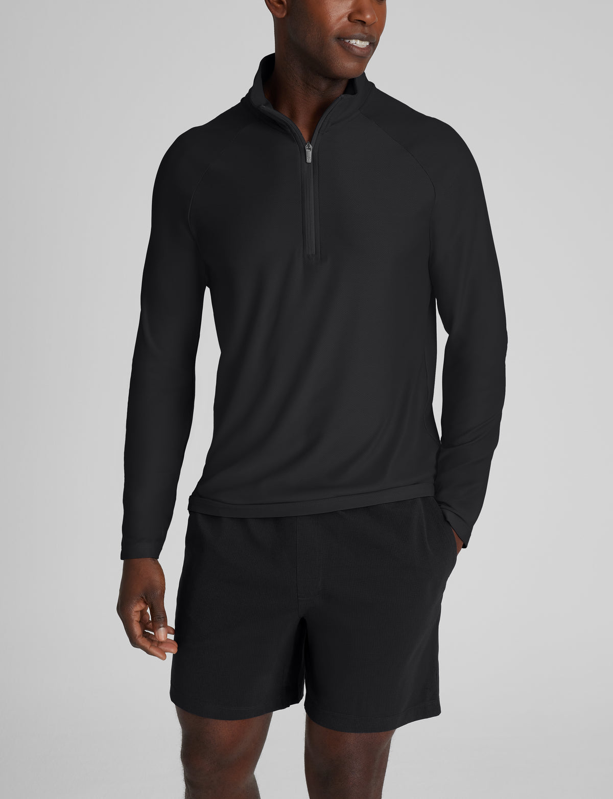Men's Active Mesh Quarter Zip