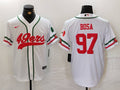 Men's San Francisco 49ers Nick Bosa #97 White Player Jersey1