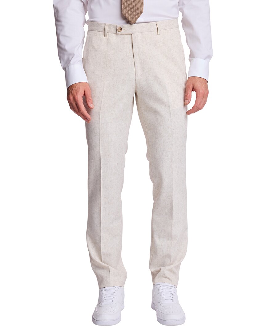 Paisley & Gray Downing Linen-Blend Pant