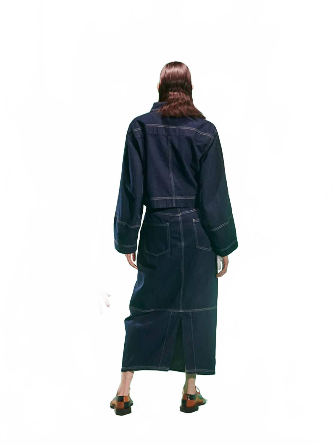 Dusk Jacket In Navy Denim