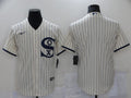 Men's Chicago White Sox Cream Replica Blank Jersey1