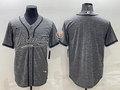 Men's Minnesota Vikings Gray Blank Jersey1