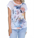 Weekend Soirée Embellished Top In White