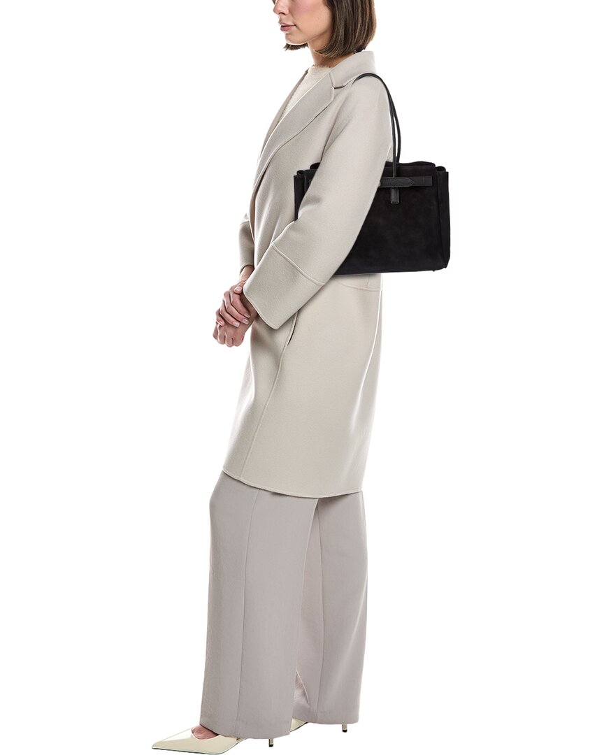 Isabella Rossetti Aurelia Suede Handbag