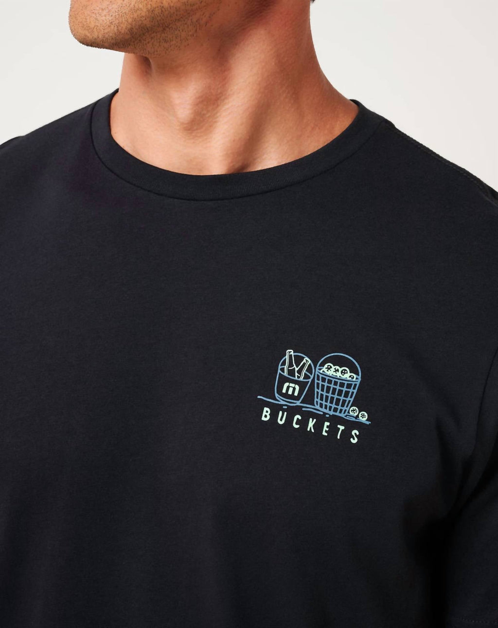 Lost Buckets Short Sleeve Tee In Black
